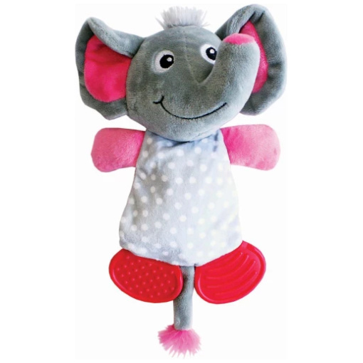 Plyschelefant Little rascals med pip