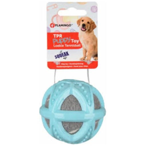 Gummiboll med tennisboll