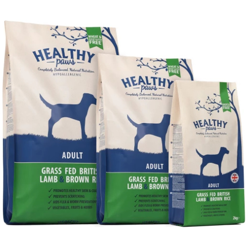 Grass fed british lamb and brown rice adult
