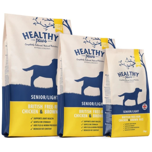 British free-run chicken and brown rice senior/light