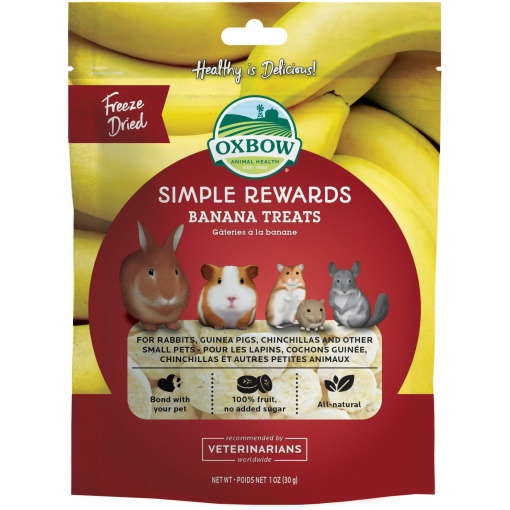Simple rewards banana treats