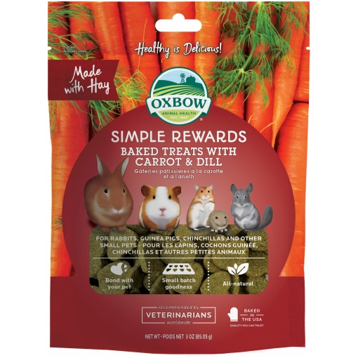 Simple rewards baked treats with carrot & dill