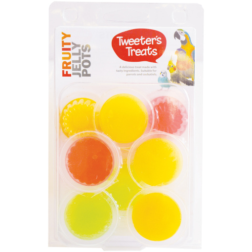 Tweeters Treats Jelly Pots Fruity Flavours