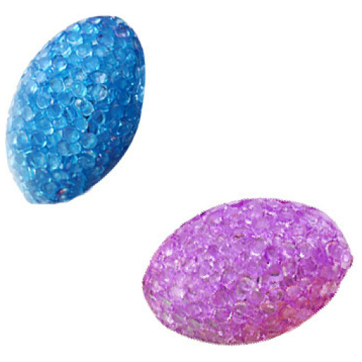 Äggformade glitterbollar m pingla