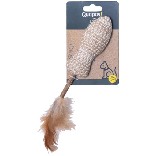 Fisk på pinne med fjäder