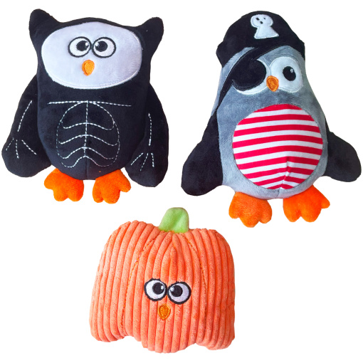 Plyschmonster - 3-Pack m pip