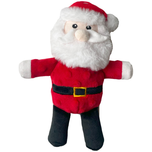 Jultomte i plysch med pip